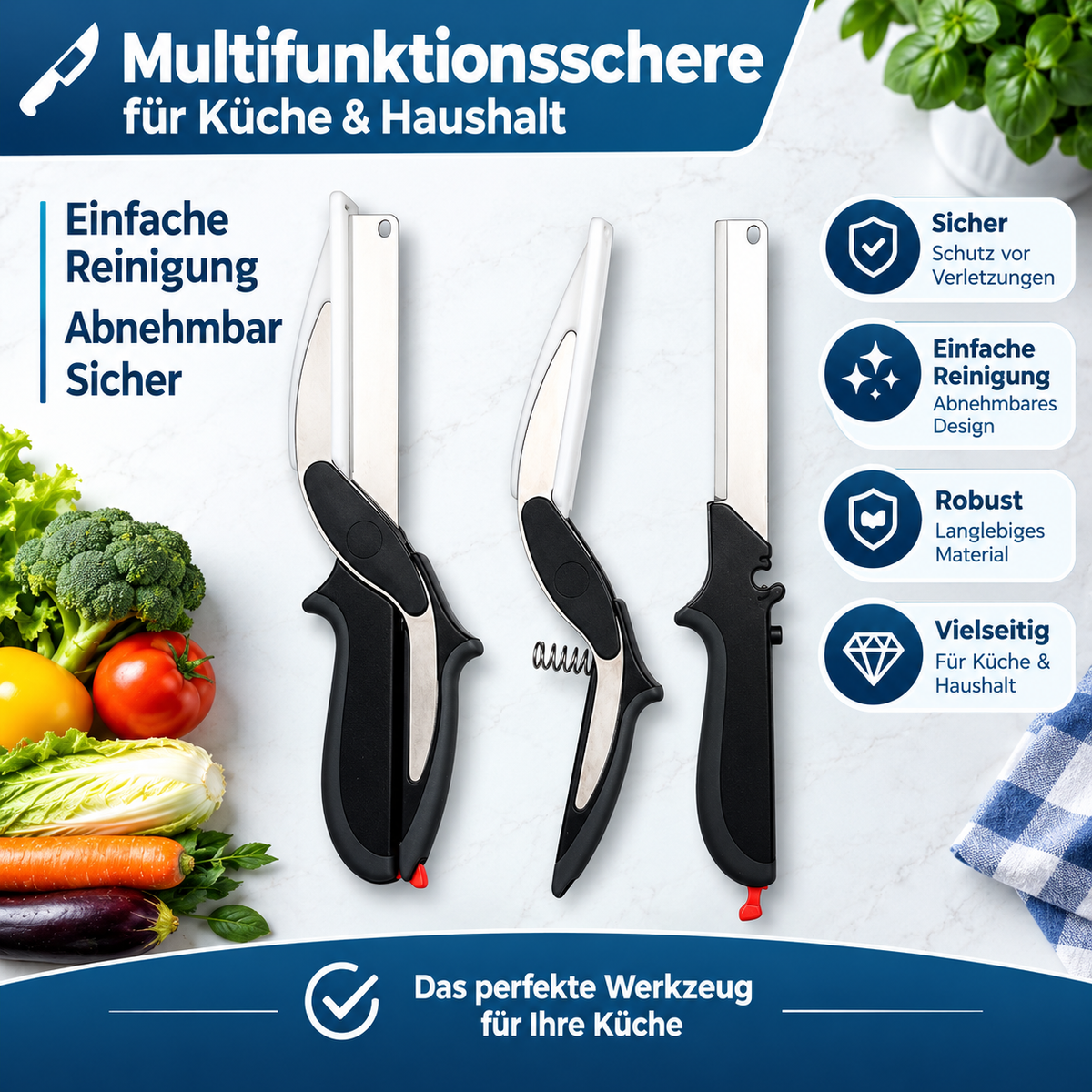 Schneidebrett-Schere