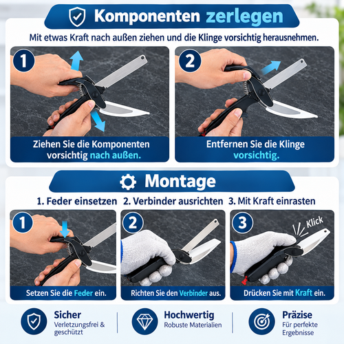 Schneidebrett-Schere
