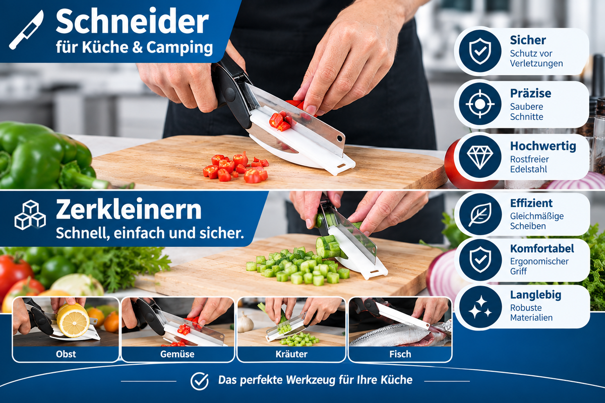 Schneidebrett-Schere